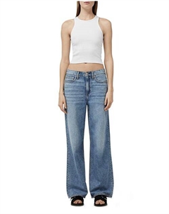 Полулегкие широкие джинсы со средней посадкой Logan, цвет Audrey Rag & bone