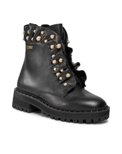 Ботильоны на шнуровке, черный Liu jo