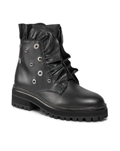 Ботильоны на шнуровке, черный Liu jo
