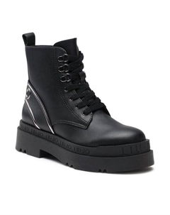 Ботильоны на шнуровке, черный Liu jo