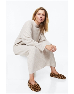 Мягкие домашние тапочки, коричневый H&m