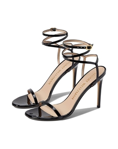 Туфли Barelynude 100 Wrap Sandal, черный Stuart weitzman