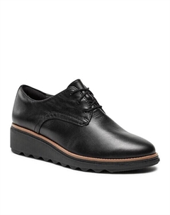 Полуботинки, черный Clarks