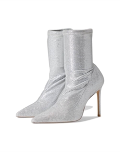 Ботинки Stuart 100 Stretch Bootie, серебряный Stuart weitzman