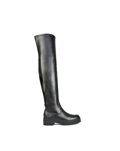 Высокие сапоги выше колена на плоской массивной подошве 'Rosalia', черный Xy london