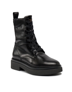 Женские ботинки Zandrin кожаные на шнуровке, черный Gant