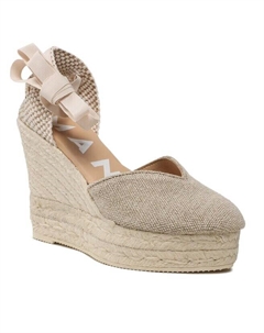 Эспадрильи Manebi Heart-ShapedWedge Espadrilles, бежевый