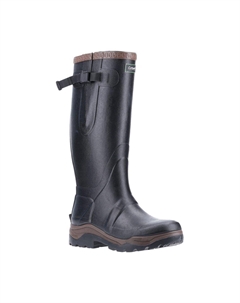 Однотонные резиновые резиновые сапоги Compass, черный Cotswold