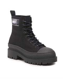 Ботинки TjwFoxing Canvas, черный Tommy hilfiger