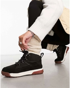 Черно-белые походные ботинки Sierra Mid на флисовой подкладке The north face