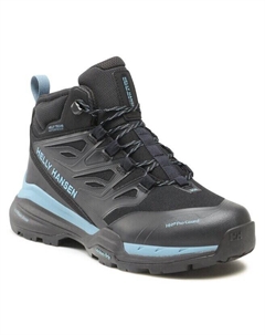Ботинки женские TraverseHt трекинговые на шнуровке, черный/голубой Helly hansen