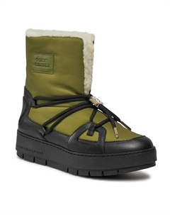 Ботинки TommyEssential Snowboot, зеленый Tommy hilfiger
