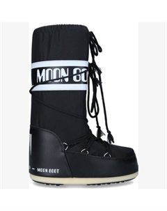 Ботинки Icon с брендовым принтом, черный Moon boot