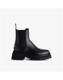 Кожаные ботинки челси с бляшкой-логотипом Ride Zadig&Voltaire, цвет noir Zadig&voltaire