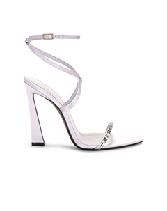 Туфли Gippy 110, цвет Poly Grey & Crystal Saint laurent