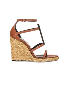 Эспадрильи Cassandra Wedge Sandal, цвет New Papaya Saint laurent