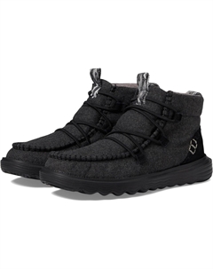 Ботинки Reyes Boot Wool, цвет Black/Black Hey dude