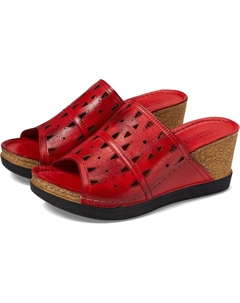 Босоножки Fusawedge, красный Spring step