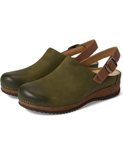 Сабо Merrin, цвет Olive Burnished Suede Dansko