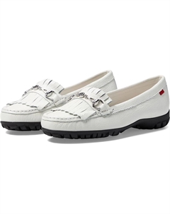 Лоферы Lexington Golf, цвет White Grainy/Black Sole Marc joseph new york