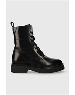 Кожаные ботильоны Zandrin, черный Gant