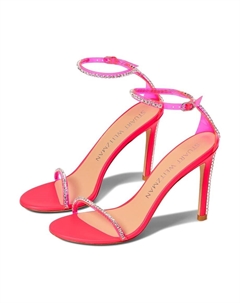 Туфли Nudistglam 100 Sandal, цвет Neon Pink/Neon Pink/Clear Stuart weitzman