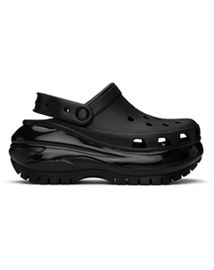 Черные сабо Mega Crush, цвет Black Crocs