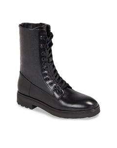 Ботильоны на шнуровке, черный Calvin klein