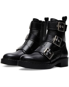 Ботинки женские Aaron кожаные с несколькими пряжками, черный Steve madden