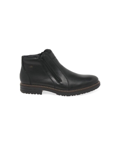 Мужские ботинки из натуральной кожи, черный Rieker
