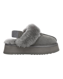 Тапочки на платформе со съемными лямками Wagtail, серый Ever au