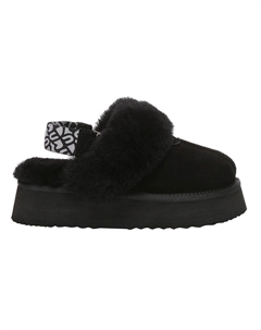 Тапочки на платформе со съемными лямками Wagtail, черный Ever au