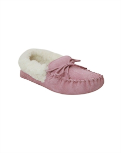 Мокасины на шерстяной подкладке с мягкой подошвой, розовый Eastern counties leather