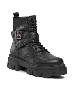 Ботинки женские MaeBootie кожаные на шнуровке, черный Steve madden