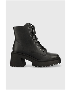 Женские ботильоны из натуральной кожи, черный Steve madden