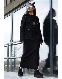 Ботильоны на платформе CLASSIC ULTRA MINI PLATFORM, черный Ugg