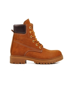 90001-9 Женские ботинки из натуральной кожи из флиса с корицей Ayakmod