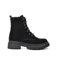 220201 Черные замшевые женские ботинки Ayakmod