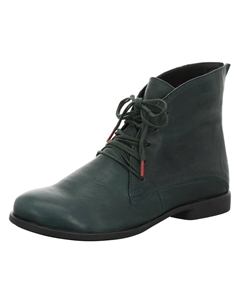 Ботильоны на шнуровке, темно-зеленый Think