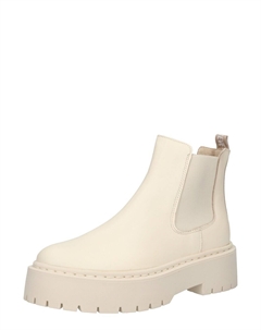 Ботинки женские челси низкие на платформе, бежевый Steve madden