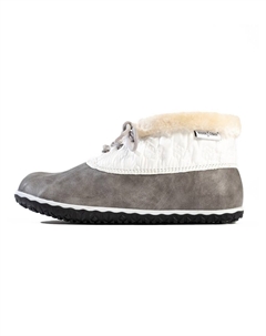 Ботильоны на шнуровке Tega, серый Minnetonka