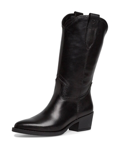 Ковбойские сапоги, черный Tamaris