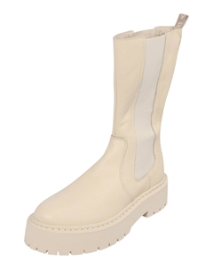 Ботинки женские челси высокие, бежевый Steve madden