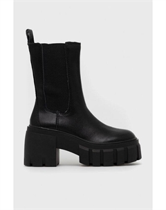 Ботинки женские челси из натуральной кожи, черный Steve madden