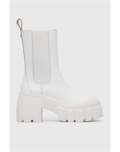 Ботинки женские челси из натуральной кожи, белый Steve madden