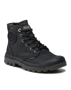 Ботильоны на шнуровке, черный Palladium