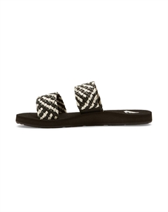 Мюли на плоской подошве PORTO SLIDE, цвет black white Roxy
