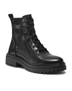 Ботильоны на шнуровке, черный Geox