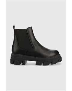 Ботинки женские челси из смесовой кожи, черный Steve madden
