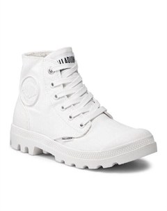 Ботильоны на шнуровке, белый Palladium